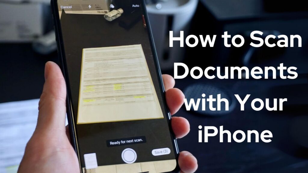 How To Scan Documents With Your Iphone