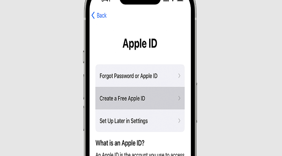 Create A New Apple ID Login