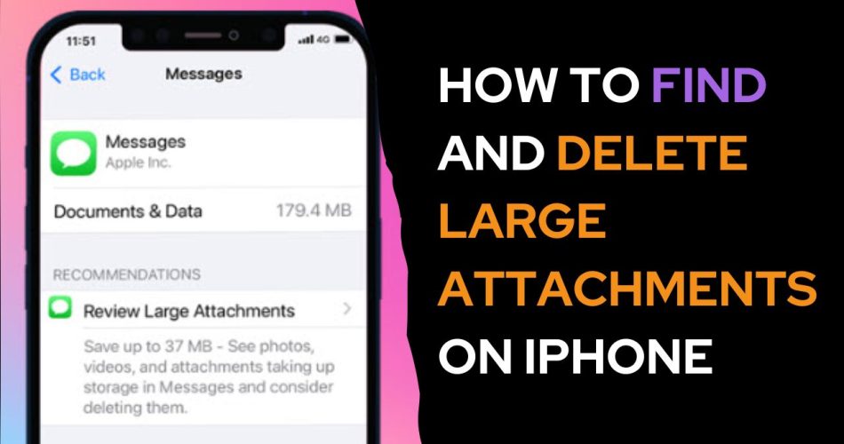 How to Find Large Attachments On iPhone