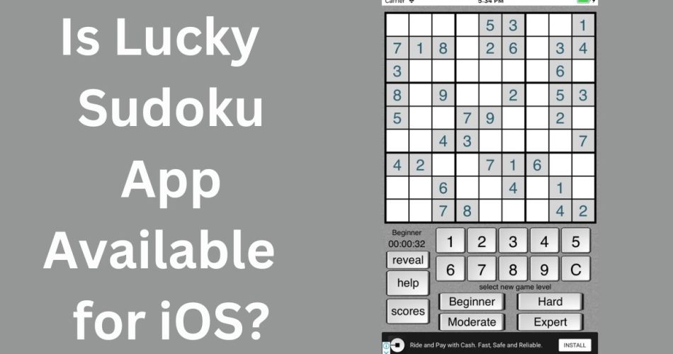 Lucky Sudoku App iOS