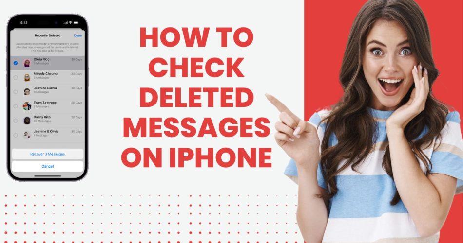 Check Deleted Messages On iPhone