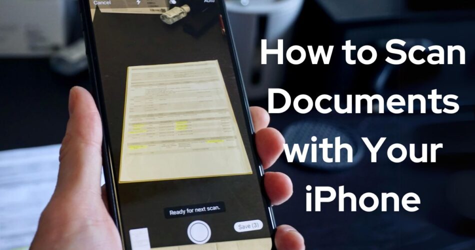 Scan Documents with iPhone